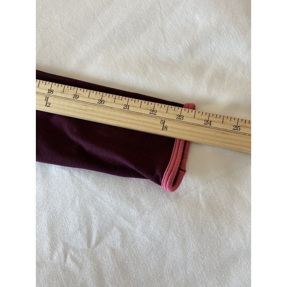 MNG womens activewear 1/4 zip  up pull over red thumb hole size M - Picture 5 of 11